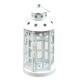 LANTERN CANDLE HOLDER METAL HEXAGONAL WHITE CM.10XH18