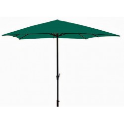UMBRELLA RECTANGULAR IN STAINLESS STEEL WITH A CRANK, MT.2X3 GREEN