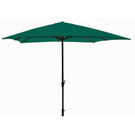 UMBRELLA RECTANGULAR IN STAINLESS STEEL WITH A CRANK, MT.2X3 GREEN