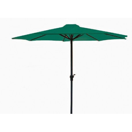 UMBRELLA ROUND METAL WITH CRANK HANDLE-DIAMETER MT.3 GREEN