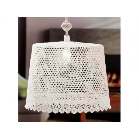 LAMPSHADE EMBROIDERED-DIAMETER CM.34