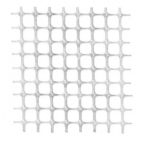 NETWORK PLASTIC QUADRA MM. 10x10 ROLL FROM MT.50x1 WHITE BALCONY GARDEN