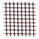 RETE PLASTICA QUADRA MM.10X10 ROTOLO DA MT.50X1H MARRONE GIARDINO BALCONE