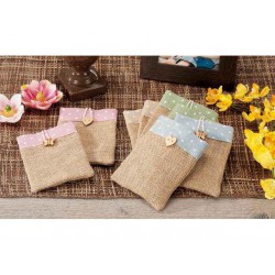 BAG JUTE, CM.10X15 GREAT AS A WEDDING FAVOR PLACEHOLDER