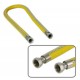 HOSE FOR GAS FLEXIBLE STAINLESS STEEL CM.100 FITTING 1/2 F/F