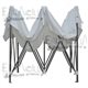 WHITE GAZEBO, FOLDABLE ACCORDION-MT. 3X3 WITH A BAG FOR TRANSPORT