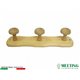 HANGER 3 PLACES IN WOOD CLEAR CM.35X9H 00651160