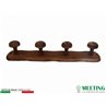 APPENDIABITI 4 POSTI LEGNO NOCE SCURO CM.47X9H 00651163