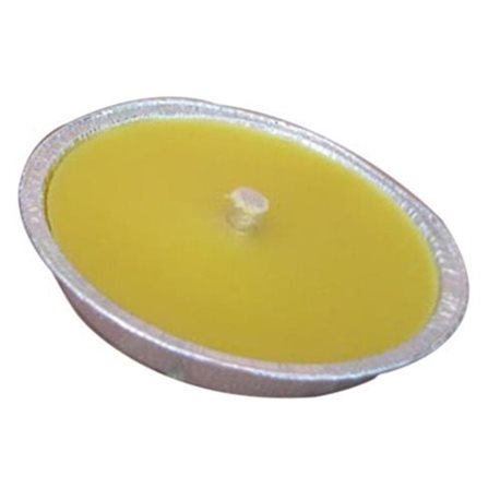 CANDELA ALLA CITRONELLA IN STAGNOLA CM.14 FIACCOLA ANTIVENTO PEZZI 36