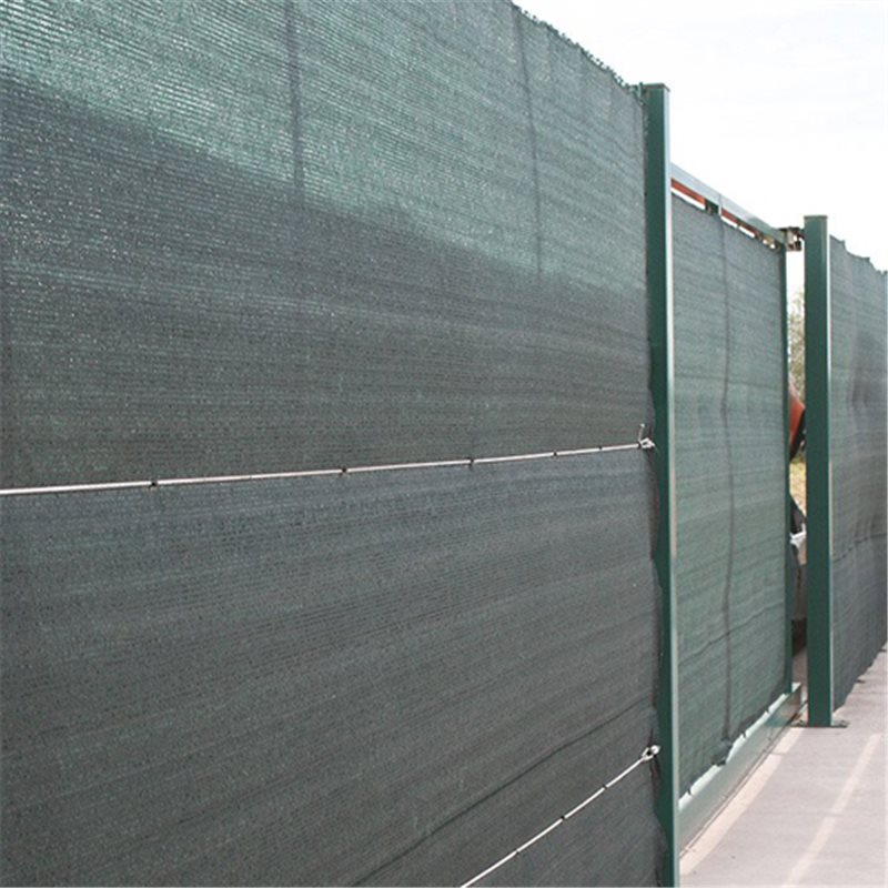 Rete Ombreggiante 1.5×10m, Telo Frangivista Recinzione Giardino HDPE  150g/m², Verde