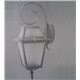 LANTERN LAMP WITH ARM, GRAY CAST IRON MODEL MILAN 60W EXTERNAL
