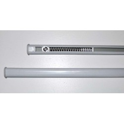 WAND ROD ALUMINIUM WHITE EXTENDABLE PRESSURE CURTAIN IN GLASS WINDOW