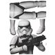 ADHESIVE DECOSTICKER ORIGINAL STAR WARS STAR WARS SOLDIER FOR THE IMPERIAL ARMY