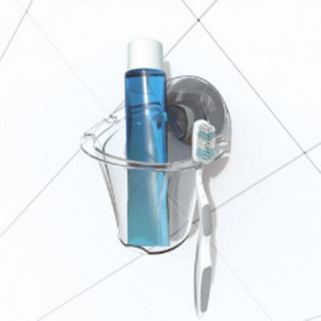 Bicchiere Portaspazzolini Trasparente Per Bagno | Design Elegante E Pratico Per L'igiene Quotidiana