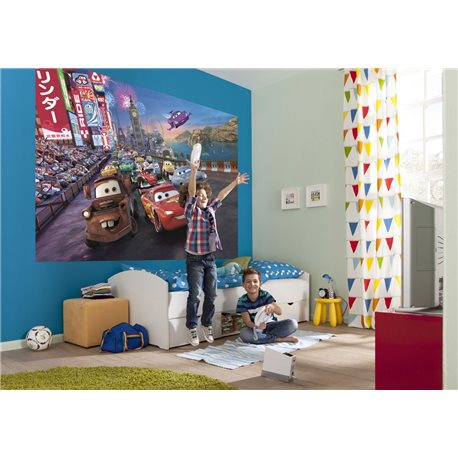 POSTER CARS DISNEY H. Cm 184 X 254 L. FOTO MURALE