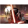 POSTER FOTOMURALE THE ORIGINAL STAR WARS WALLPAPER STAR WARS EPISODE VII