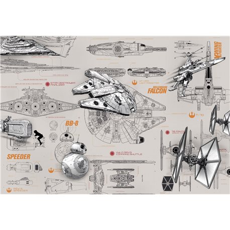 POSTER FOTOMURALE THE ORIGINAL STAR WARS WALLPAPER STAR WARS PROJECTS