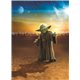 POSTER FOTOMURALE ORIGINALE STAR WARS CARTA DA PARATI GUERRE STELLARI YODA