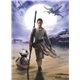 POSTER FOTOMURALE THE ORIGINAL STAR WARS WALLPAPER STAR WARS REY