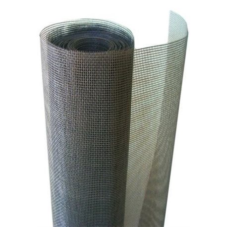 RETE ZANZARIERA FIBRA DI VETRO GRIGIA AL ML.CM.60-80-100-120-150-200-220 ALTEZZA