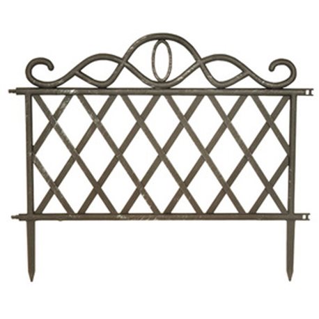 FENCE PICKET FENCE BORDERS THIS MODULAR ABS FOR GARDEN CM.47X36H 1 PCS.