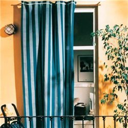 AWNING COTTON CM.140X250 COLOR BLUE / LIGHT BLUE FOR WINDOW BALCONY