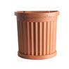 VASO MEZZALUNA CON SOTTOVASO IN PLASTICA CM.50 DA ESTERNO BALCONE GIARDINO