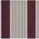 THE AWNING SQUARE BAR STRIPED BORDEAUX/CREAM