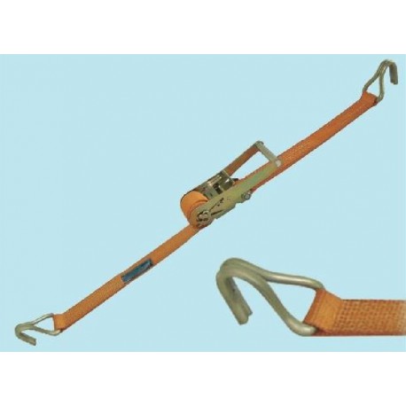 RATCHET HOOK TO HOOK LENGTH OF 4 MT. MAX 750 KG. LUGGAGE STRAP