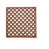 TRALICCIO IN LEGNO QUADRATO CM.90X90 GIARDINO COLORE CILIEGIO PZ.4