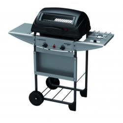 BARBECUE GAS CAMPINGAZ EXPERT 2 DELUXE LAVA STONE STOVE SIDE