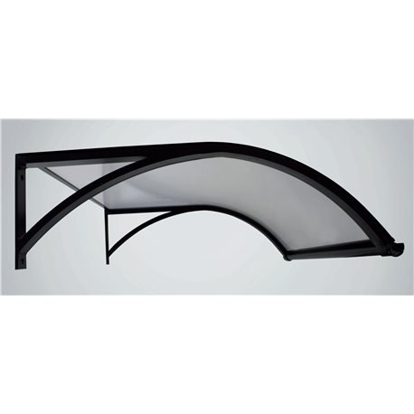 PENSILINA TETTOIA MODULABILE IN POLICARBONATO TRASPARENTE 115X100 CAPANNONE