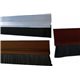 WEATHER STRIP DOOR WEATHERSTRIP ALUMINUM SILL WITH BRUSH CM.100X5H SILVER