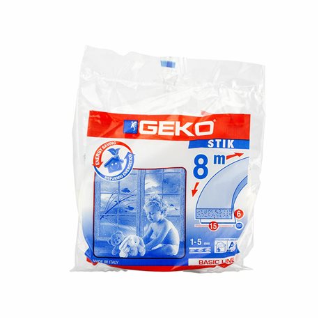 SEAL WEATHER STRIP SPONGE GEKO 15MM. X 8 MT. EXPANDED RESIN