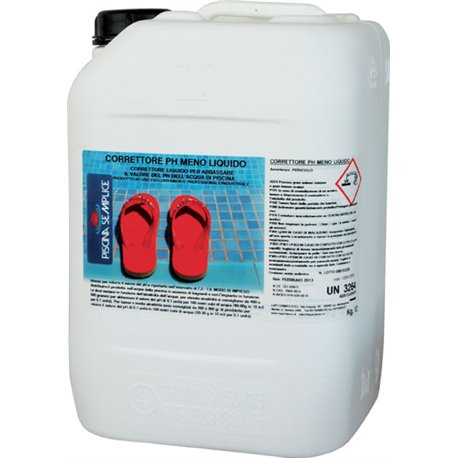 REGOLATORE PH MENO PER PISCINA LAPI LIQUIDO LT.10
