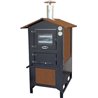 THE WOOD-BURNING OVEN GRANFESTA INT. CM.42X80 H. 40 CM in the EAST. CM 95X120 H. CM 163