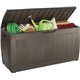 TRUNK HOLLYWOOD KETER PPL BROWN CM 117X45 H. CM 57,5