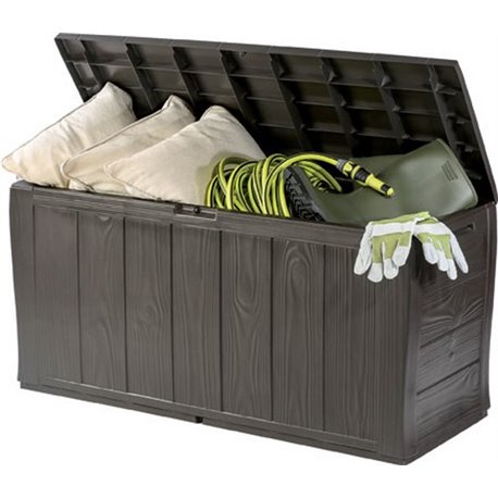 TRUNK SHERWOOD KETER PPL BROWN CM 117X45 H. CM 57,5