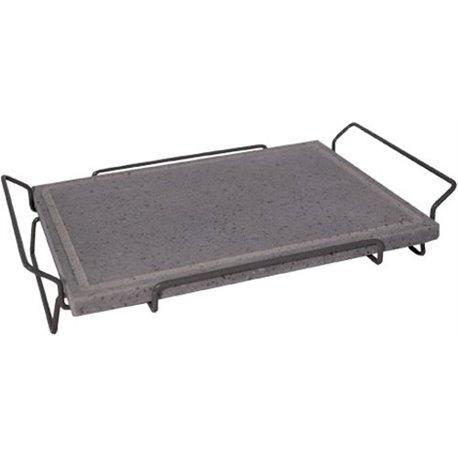 GRILL LAVA STONE WITH RAISED BASE CM 30X40