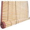 Roller SHUTTER made of NATURAL WICKER fishing TRIP WITH PULLEYS 150 CM H. 300 CM