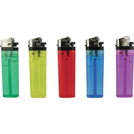 LIGHTER, DISPOSABLE FLINT PYRITE COLORS MIX