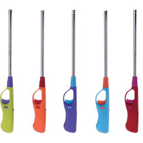 Gas LIGHTER FLAME REFILLABLE LONG SEAHORSE PIEZO H. 35 CM