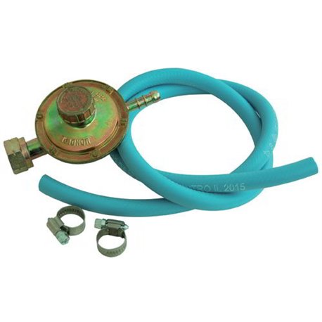 REGULATOR GAS LPG BP CALIBRATION VARIABLE IN A KIT WITH A HOSE MT 1 WITH CABLE TIES 2 PCS