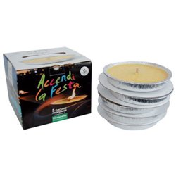 FIACCOLA SU ALLUMINIO PROMOBOX ZANZARILLO CITRONELLA CM 16 H.MM 25 CFPZ 5