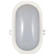 PLAFONIERA LED GARDEN OVALE IP64 VELAMP BIANCO VOLT 230 WATT 5,5 LN 450 NATURAL CM 17X12X6