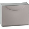 SHOE rack, MODULAR HARMONY BOX TERRY TAUPE/GRAY CM 51X19 H. CM 39