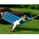 HAMMOCK COTTON FABRIC 80X200 WITH STICKS IN THE WOOD GARDEN FURNITURE