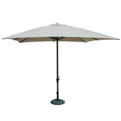 UMBRELLA ROUND METAL WITH CRANK HANDLE MT.3 BEIGE