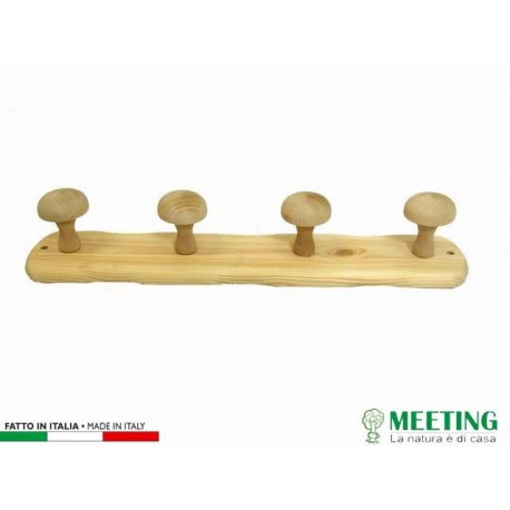 HANGING CLOTHES 4 BEDS, LIGHT WOOD CM.47X9H 00651162