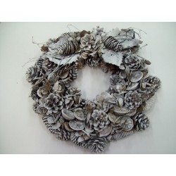 THE CENTREPIECE CM.33 SHABBI CHIC WREATH DRIED FLOWERS